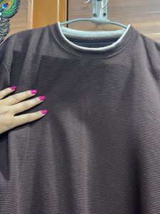 Brown Long Sleeve Top