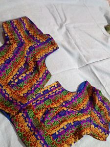Beautiful Multicolour Blouse For Womens