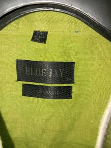 BLUE JAY  designer party linen shirt