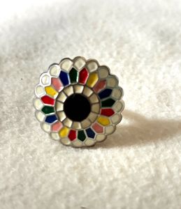 Colorful Enamel Floral Brooch/Pin