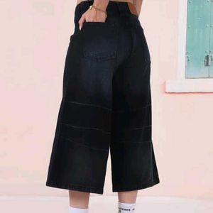 Wide Leg Denim Culottes / Jords