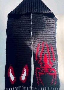 Spider-Man Inspired Knit Scarf