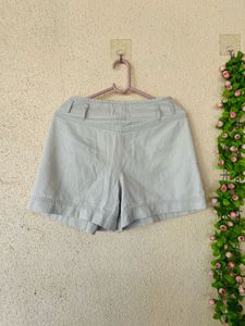 Light Grey Tailored Shorts