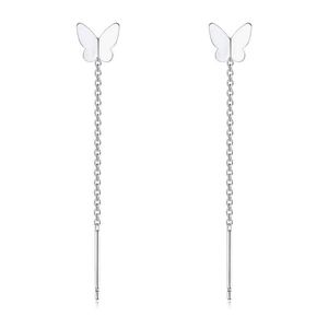 S925 silver Butterfly Dangle Earrings
