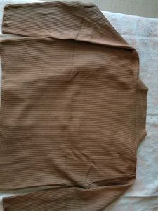 Chic Brown Knit Cardigan