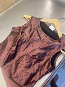 Chic Brown Sleeveless Cropped Top