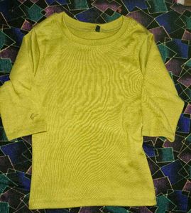 Cute Chartreuse Top