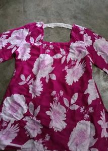 flash Sale❤️‍🔥 Stylish Pink Floral Kurta💖