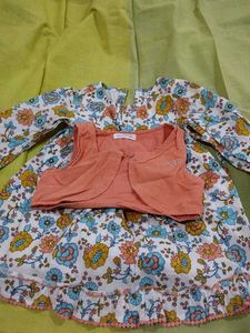 Cute Floral Print Dress for Girls
