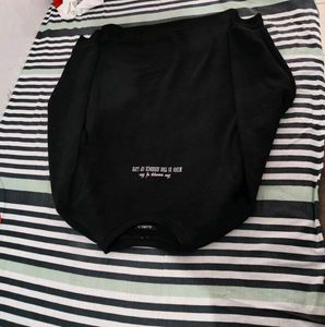 Black Graphic Sweatshirt