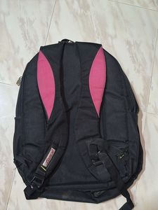 Stylish Black and Pink Backpack