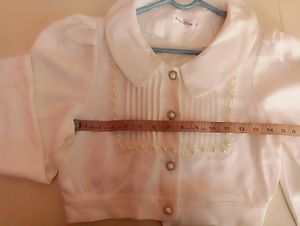 White Cropped Blouse