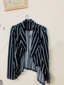 SHEIN Lining Blazer Style Shrug