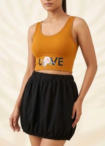 tank top and skirt