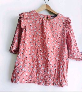 Mast & Harbour Printed Casual Top