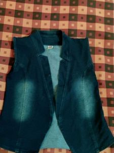 Sleeveless Denim Jacket