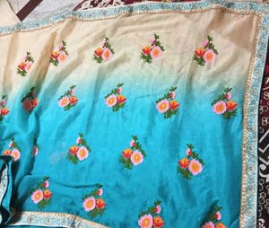 Elegant Embroidered Saree Blouse