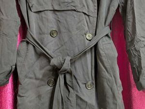 Navy Blue Trench Coat