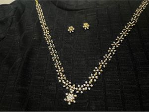 Stunning CZ Necklace & Earring Set