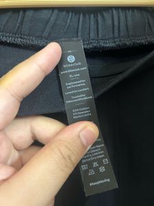 AM-PM Black Wide Leg Cotton Pants