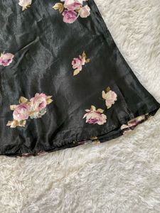 Floral Print Mini Skirt