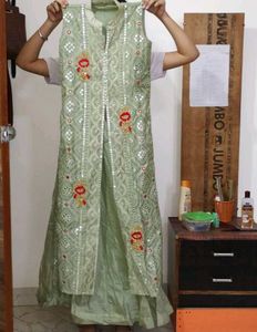 Pista Green ethnic One piece