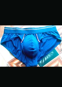 Men's Blue Athletic Trunks