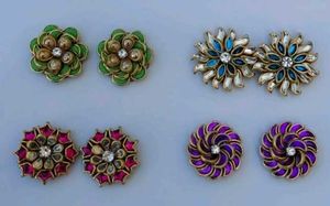beautiful Stud Earrings - any Design one pair