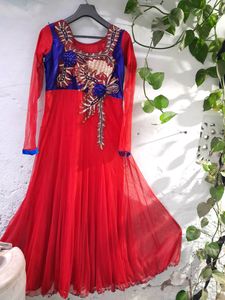 Red Hot  Heavy Gown ❤️