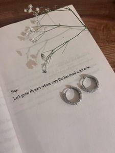 Sparkling Hoop Earrings