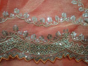 hand work sareee