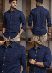 Design 12 Classic Long Sleeve Stiched Shirt