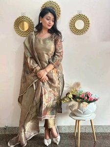 party wear kurta with dupatta