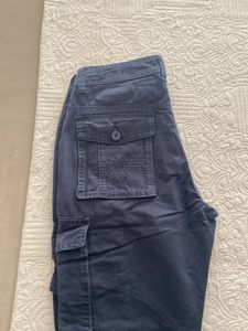 Men's Navy Blue Cargo Pants