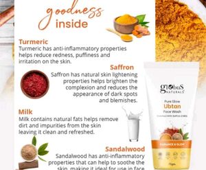 Globus Naturals Pure Glow Ubtan Face Wash