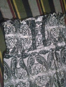 Boho Paisley Tiered tube dress