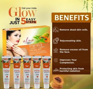 Alna Brand Facial Kit Combo Pack Of 4.