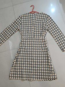 Long Sleeve A-Line Dress