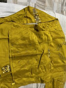 Crop Top Koti With Plazzo