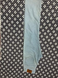 Light Wash Patchwork Cargo Jeans