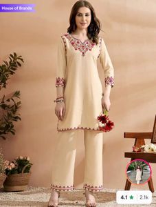 Elegant Embroidered Kurta Set
