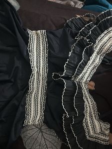 Black Ruffled Dress