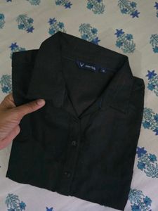 Allen Solly Classic Black Shirt