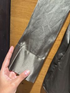Chic Satin Wrap Dress