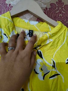 Floral Yellow Frock
