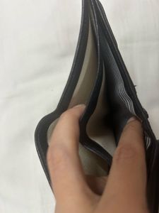 Classic Black Leather Bifold Wallet