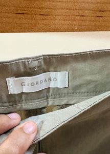 Light Beige Wide Leg Trousers