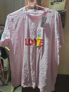 Cute Pink "Love" Graphic T-Shirt