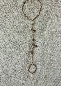 Elegant Pearl & Charm Hand Chain