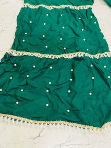 Emerald Green Embellished Kurti